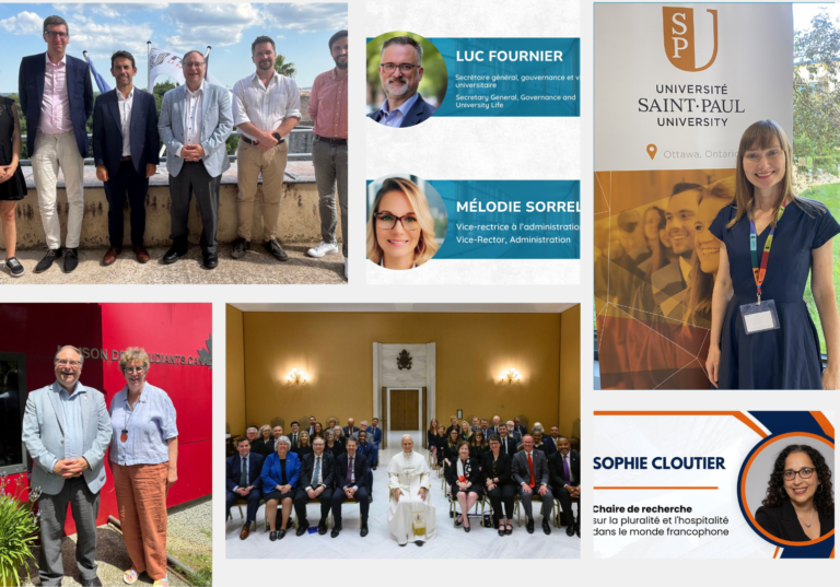 Nouvelles du recteur / Updates from the Rector